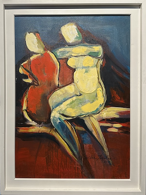 Gönül Aydın imzalı tablo — Akrilik Boya, 70×50 cm, 7.500 TL müzayede satışı