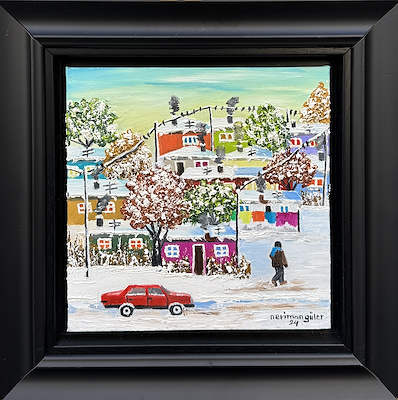 Neriman Güler imzalı tablo — Yağlı Boya, 25×25 cm, 7.500 TL müzayede satışı