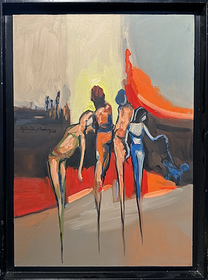 Gönül Aydın imzalı tablo — Yağlı Boya, 70×50 cm, 7.500 TL müzayede satışı