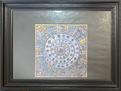 Jale Yılmabaşar imzalı tablo — Karışık Teknik, 46×32 cm, 6.000 TL müzayede satışı