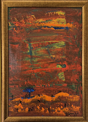 Said Aghanejad imzalı tablo — Yağlı Boya, 32×22 cm, 1.000 TL müzayede satışı