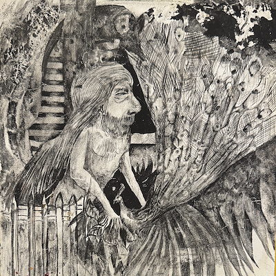 İmza Okunmadı imzalı tablo — Yağlı Boya, 25×25 cm, 1.000 TL müzayede satışı