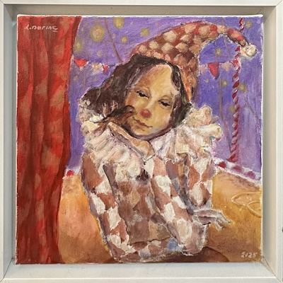 Levent Narınç imzalı tablo — Yağlı Boya, 40×40 cm, 3.000 TL müzayede satışı