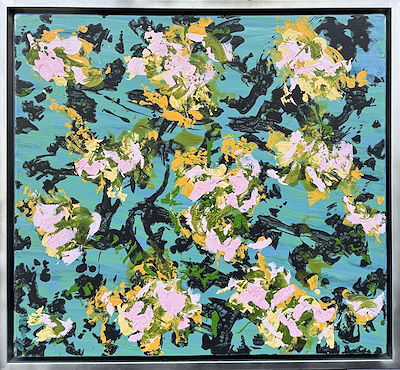 İrfan Okan imzalı tablo — Akrilik Boya, 54×60 cm, 55.000 TL müzayede satışı