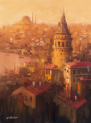 Hüseyin Kılıç imzalı tablo — Yağlı Boya, 40×30 cm, 4.000 TL müzayede satışı