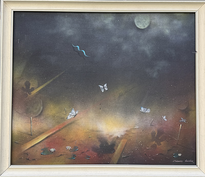 Mümin Candaş imzalı tablo — Yağlı Boya, 60×70 cm, 30.000 TL müzayede satışı