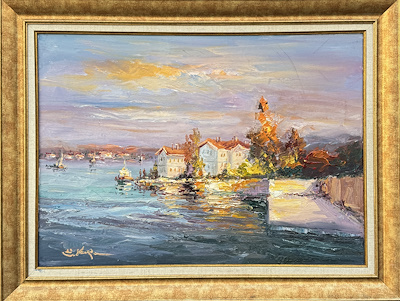 Ömer Vardar imzalı tablo — Yağlı Boya, 50×70 cm, 12.000 TL müzayede satışı