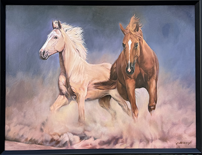 Mehmet Ali Pekmezci imzalı tablo — Yağlı Boya, 75×100 cm, 9.000 TL müzayede satışı