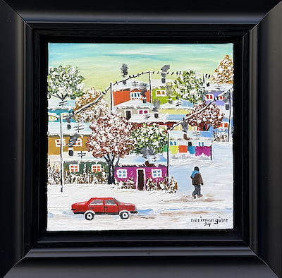 Neriman Güler imzalı tablo — Yağlı Boya, 25×25 cm, 6.500 TL müzayede satışı