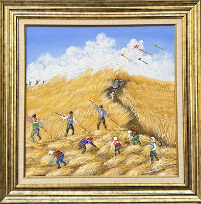 Mehmet Emin Erşan imzalı tablo — Akrilik Boya, 50×50 cm, 24.000 TL müzayede satışı