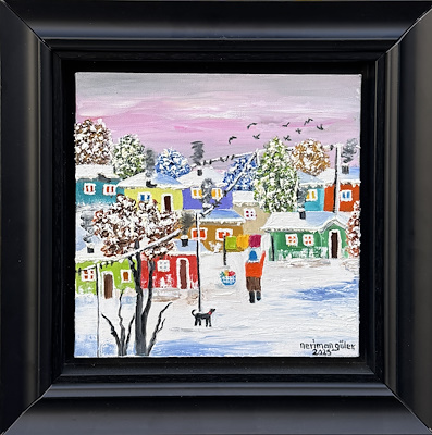Neriman Güler imzalı tablo — Yağlı Boya, 25×25 cm, 6.500 TL müzayede satışı