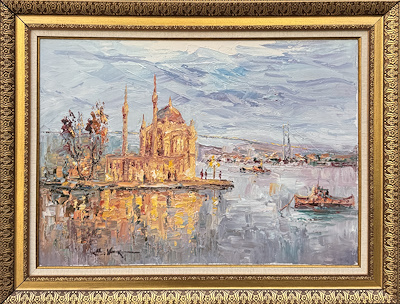 Ömer Vardar imzalı tablo — Yağlı Boya, 50×70 cm, 14.000 TL müzayede satışı