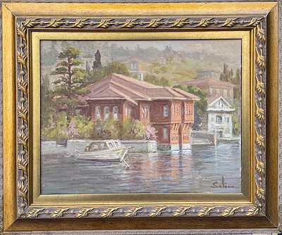 Salim Özüdoğru imzalı tablo — Yağlı Boya, 40×50 cm, 37.500 TL müzayede satışı