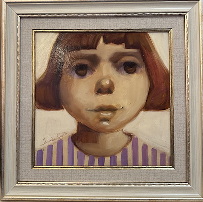 Handan Çetin imzalı tablo — Yağlı Boya, 27×27 cm, 5.000 TL müzayede satışı