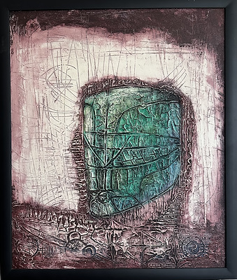 Kaya Tanyeri imzalı tablo — Karışık Teknik, 60×50 cm, 8.000 TL müzayede satışı