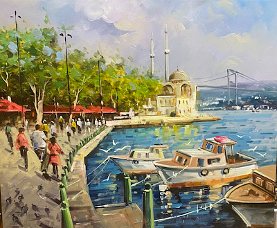 Mohammed Kazemi imzalı tablo — Yağlı Boya, 50×60 cm, 5.000 TL müzayede satışı