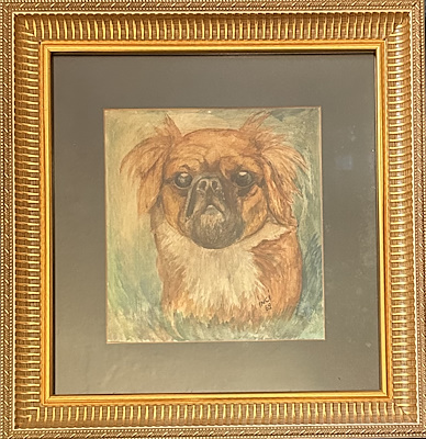 İnci imzalı tablo — Sulu Boya, 18×17 cm, 2.000 TL müzayede satışı