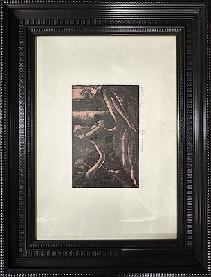 Zühtü Müridoğlu imzalı tablo — Baskı, 33×48 cm, 12.000 TL müzayede satışı
