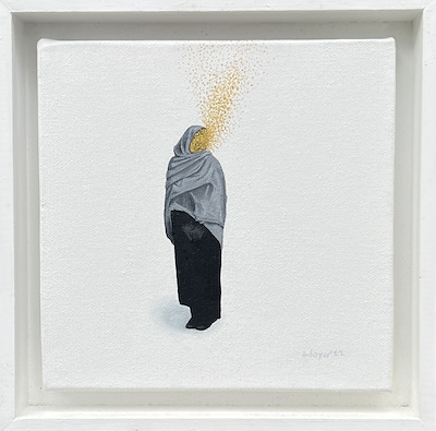 Beşir Bayar imzalı tablo — Akrilik Boya, 20×20 cm, 6.500 TL müzayede satışı