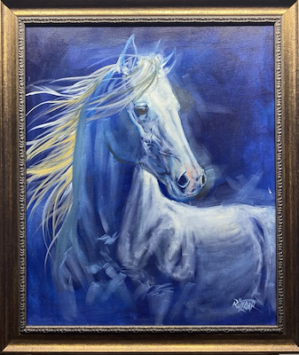 Rüzgar Fidan imzalı tablo — Yağlı Boya, 60×50 cm, 8.000 TL müzayede satışı