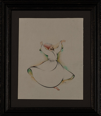 Taner Alakuş imzalı tablo — Minyatür, 23×29 cm, 2.200 TL müzayede satışı