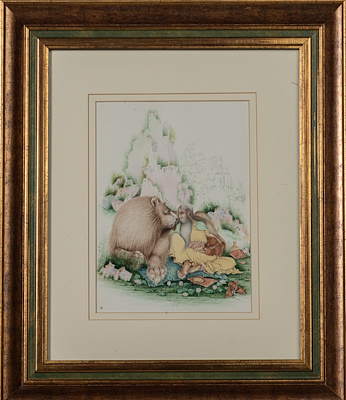 Ardeshir Mocarrad imzalı tablo — Minyatür, 22.5×31 cm, 5.500 TL müzayede satışı