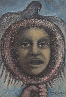 Cihat Özegemen imzalı tablo — Pastel Boya, 35×50 cm, 10.000 TL müzayede satışı