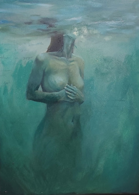 Talha Ersen imzalı tablo — Yağlı Boya, 40×30 cm, 7.000 TL müzayede satışı