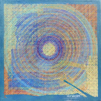 Vahhab Ayhan imzalı tablo — Akrilik Boya, 40×40 cm, 14.000 TL müzayede satışı