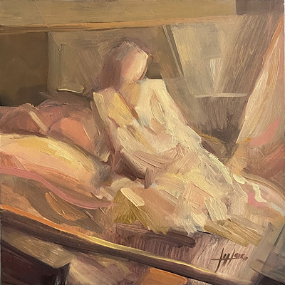 Aytaç Armağan imzalı tablo — Yağlı Boya, 40×40 cm, 12.000 TL müzayede satışı
