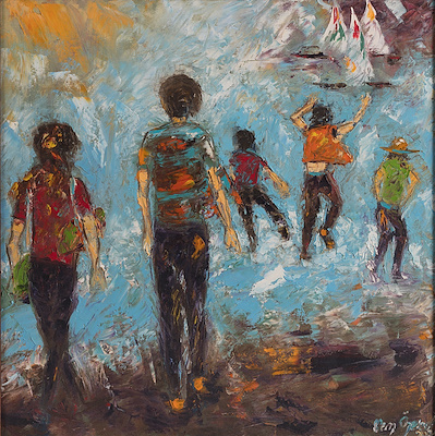 Cem Ozerol imzalı tablo — Yağlı Boya, 50×50 cm, 12.000 TL müzayede satışı