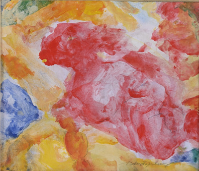 Mehmet Yorulmaz imzalı tablo — Sulu Boya, 15×18 cm, 4.000 TL müzayede satışı