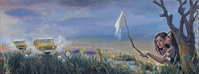 Zehra Başaran imzalı tablo — Yağlı Boya, 43×123 cm, 40.000 TL müzayede satışı