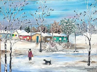 Neriman Güler imzalı tablo — Yağlı Boya, 30×40 cm, 5.000 TL müzayede satışı