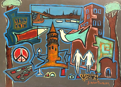 Şahlan Balkan imzalı tablo — Yağlı Boya, 50×70 cm, 7.000 TL müzayede satışı