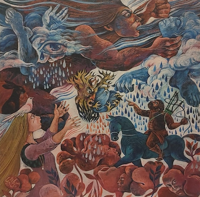 Samira Darya imzalı tablo — Akrilik Boya, 33×33 cm, 15.000 TL müzayede satışı