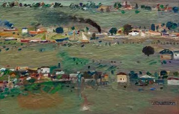 Reşit Gökçe imzalı tablo — Yağlı Boya, 25×32 cm, 7.000 TL müzayede satışı