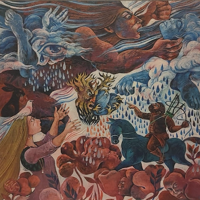 Samira Darya imzalı tablo — Akrilik Boya, 33×33 cm, 15.000 TL müzayede satışı