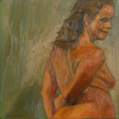Çağrı Cengizoğlu imzalı tablo — Yağlı Boya, 25×25 cm, 8.000 TL müzayede satışı