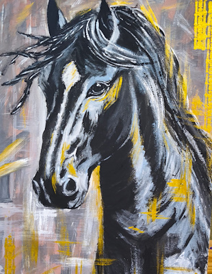 Selda Eğer imzalı tablo — Akrilik Boya, 50×35 cm, 2.000 TL müzayede satışı