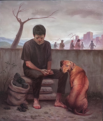 Murat Turan imzalı tablo — Yağlı Boya, 70×60 cm, 37.000 TL müzayede satışı