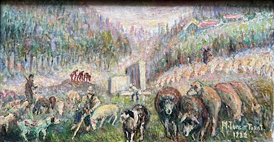 Mustafa Turgut Tokat imzalı tablo — Yağlı Boya, 20×38 cm, 30.000 TL müzayede satışı