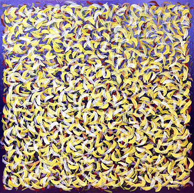 Emine Durak imzalı tablo — Akrilik Boya, 100×100 cm, 25.000 TL müzayede satışı
