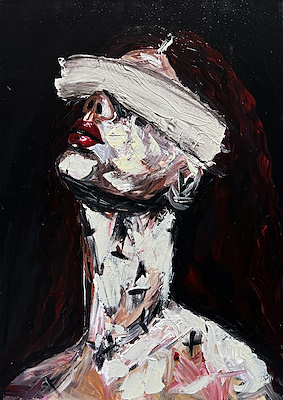 Rüya Miri imzalı tablo — Yağlı Boya, 70×50 cm, 7.500 TL müzayede satışı