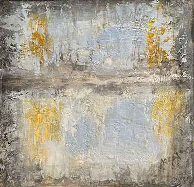Cornelia Morgan imzalı tablo — Karışık Teknik, 40×40 cm, 5.500 TL müzayede satışı