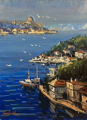 Serdar Kar imzalı tablo — Yağlı Boya, 40×30 cm, 2.000 TL müzayede satışı