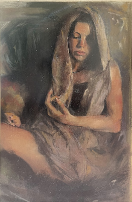 Arzu Altun imzalı tablo — Pastel Boya, 60×40 cm, 5.500 TL müzayede satışı