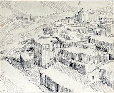 Celal Üzel imzalı tablo — 27×36 cm, 1.500 TL müzayede satışı