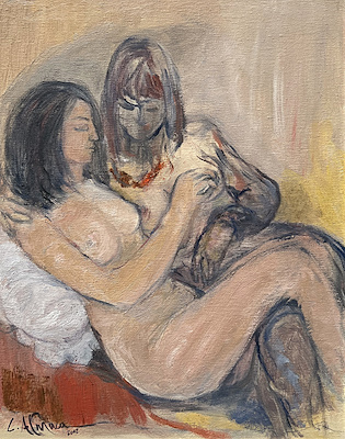Cavit Atmaca imzalı tablo — Yağlı Boya, 50×40 cm, 25.000 TL müzayede satışı