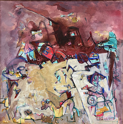 Feriha Tuğran imzalı tablo — Yağlı Boya, 50×50 cm, 30.000 TL müzayede satışı